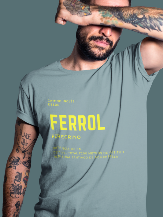 Ferrol Camino Inglés, Personalize it! Sport T-Shirt Men